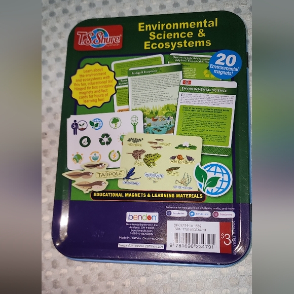 TS SHURE EUC 3 SET TEACHING TINS. ENVIRONMENT BUG SCIENCE BIG CATS. ALL 3 TOG. - Picture 4 of 10